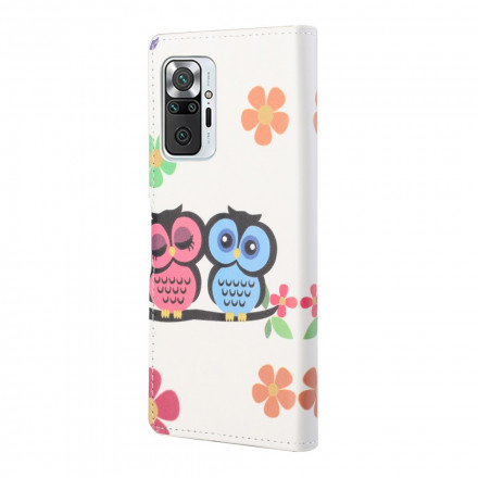 Xiaomi Redmi Note 10 Pro fodral Owl Couple