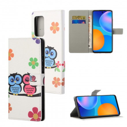 Xiaomi Redmi Note 10 Pro fodral Owl Couple