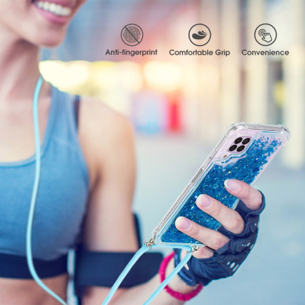Samsung Galaxy A12 Glitter Skalmed nyckelband Samsung Galaxy A12 Glitter Skalmed nyckelband