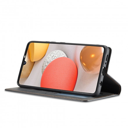 Flip Cover Samsung Galaxy A12 Lädereffekt FORWENW