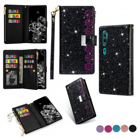 Xiaomi Mi Note 10 / Note 10 Pro Glitter Wallet Zip Case