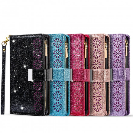 Xiaomi Mi Note 10 / Note 10 Pro Glitter Wallet Zip Case