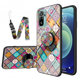 Xiaomi Redmi Note 10 / Note 10s Magnetisk Patchwork Case