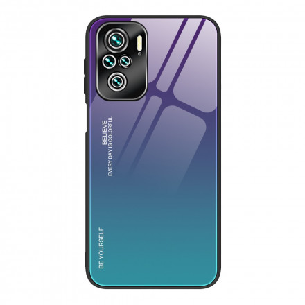 Xiaomi Redmi Note 10 / Note 10s Hårdglasfodral Be Yourself