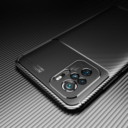 Xiaomi Redmi Note 10 / Note 10s Soft Skal Carbon Fiber Texture