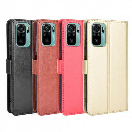 Xiaomi Redmi Note 10 / Note 10s Faux Glossy Läder Case