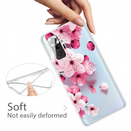 Xiaomi Redmi Note 10 Pro fodral Small Pink Flowers