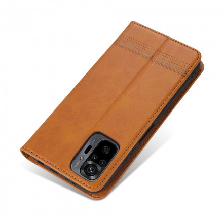 Flip Cover Xiaomi Redmi Note 10 Pro Style Läder AZNS