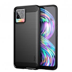 Realme 8 / 8 Pro fodral i borstad kolfiber MOFI