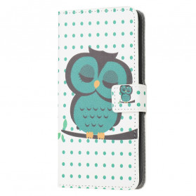 Samsung Galaxy XCover 5 fodral Sleeping Owl (sovande uggla)