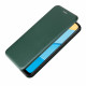Flip Cover Oppo A15 Silikon Carbon Coloured