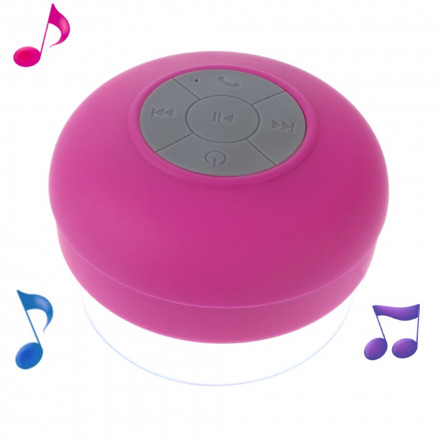 Vattentät mini Bluetooth-högtalare med sugkopp