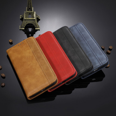 Flip Cover Huawei Mate 40 Pro läder effekt Vintage stil Flip Cover Huawei Mate 40 Pro läder effekt Vintage stil