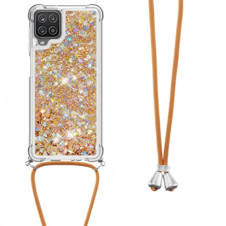 Samsung Galaxy A12 / M12 Glitter Skalmed nyckelband