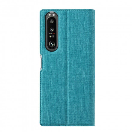 Flip Cover Sony Xperia 1 III texturerat VILI DMX