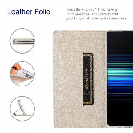 Flip Cover Sony Xperia 1 III texturerat VILI DMX