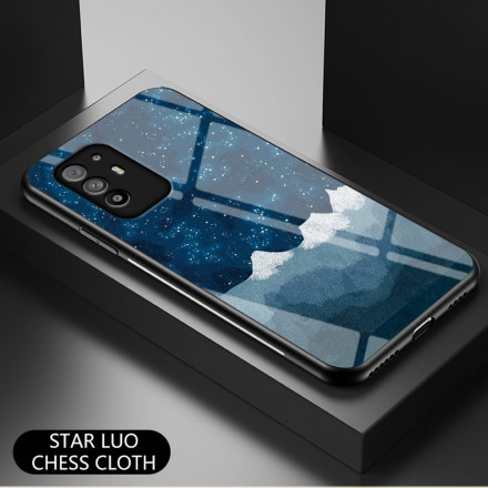 Oppo A94 5G Premium Colors Hårdgjort glas Case