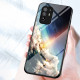 Oppo A94 5G Premium Colors Hårdgjort glas Case