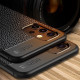 Samsung Galaxy A32 4G läderfodral Lychee Effekt Double Line