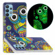 Samsung Galaxy A32 4G Owl SkalFluorescent Mandala