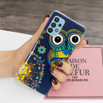 Samsung Galaxy A32 4G Owl SkalFluorescent Mandala