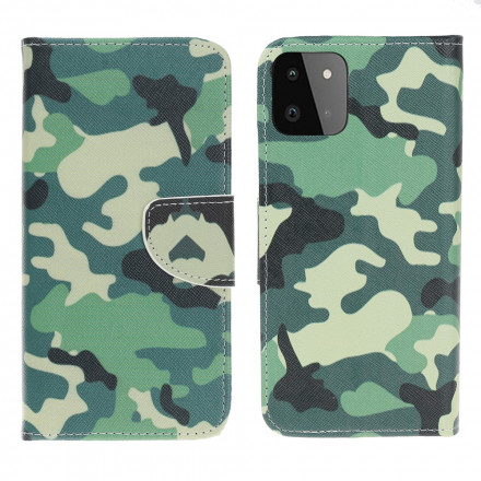 Samsung Galaxy A22 5G militärfodral i kamouflage
