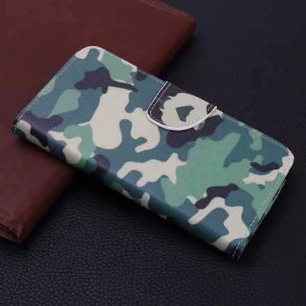 Samsung Galaxy A22 5G militärfodral i kamouflage