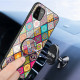 Samsung Galaxy A22 5G magnetisk hållare Patchwork Case