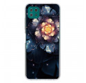 Samsung Galaxy A22 5G Flexibelt blomma-fodral