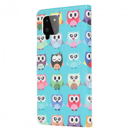 Samsung Galaxy A22 4G Multi Owl Case