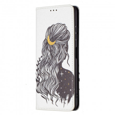 Flip Cover Samsung Galaxy A22 5G Pretty Hair