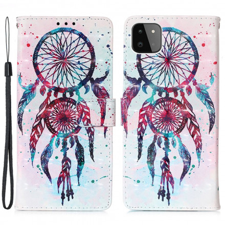 Samsung Galaxy A22 5G fodral med vattenfärg Dreamcatcher