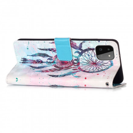 Samsung Galaxy A22 5G fodral med vattenfärg Dreamcatcher