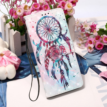 Samsung Galaxy A22 5G fodral för vattenfärg Dreamcatcher