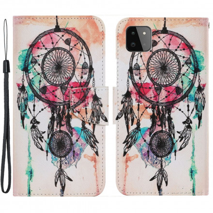 Samsung Galaxy A22 5G fodral för vattenfärg Dreamcatcher