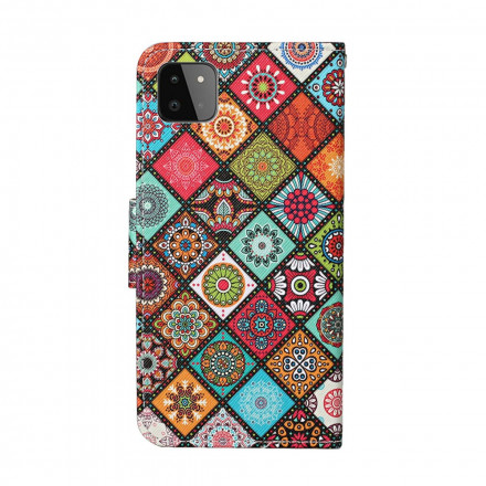 Samsung Galaxy A22 5G Patchwork Mandalas Skalmed rem