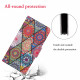 Samsung Galaxy A22 5G Patchwork-fodral med band