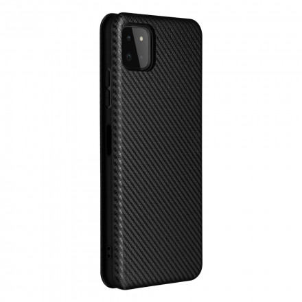 Flip Cover Samsung Galaxy A22 5G Carbon Fiber