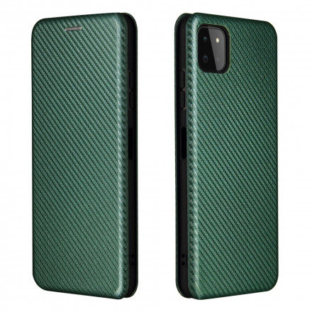 Flip Cover Samsung Galaxy A22 5G Carbon Fiber