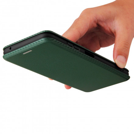Flip Cover Samsung Galaxy A22 5G Carbon Fiber