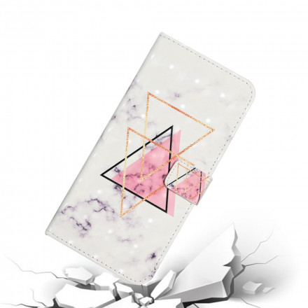 Samsung Galaxy A22 4G Glitter Triangle Case