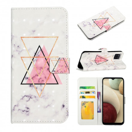 Samsung Galaxy A22 4G Glitter Triangle Case