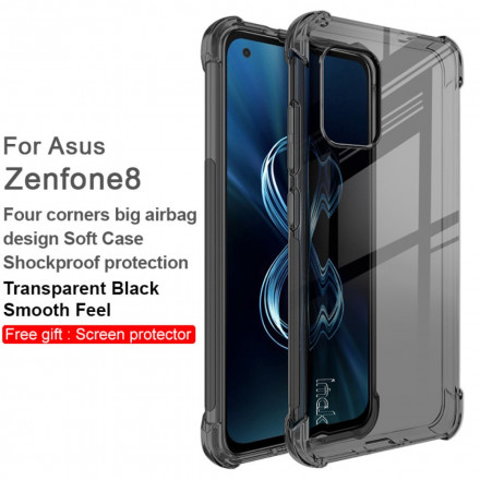 Azus Zenfone 8 Genomskinlig Silky IMAK Case