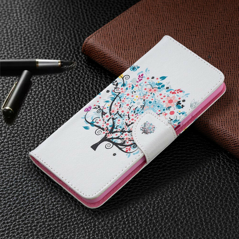 Xiaomi Mi 10T / 10T Pro fodral med blommiga träd
