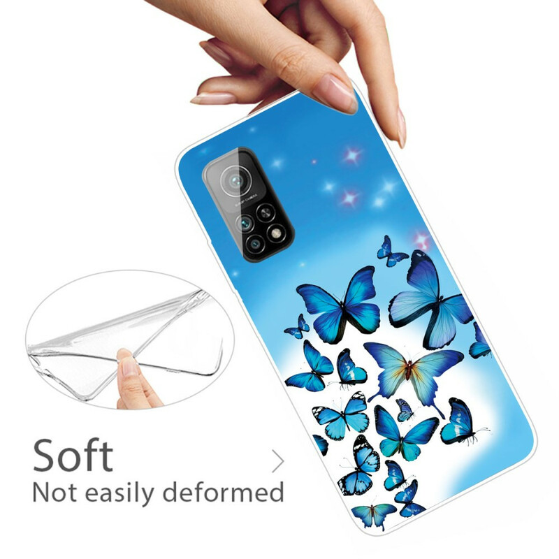 Xiaomi Mi 10T / 10T Pro fodral Fjärilar