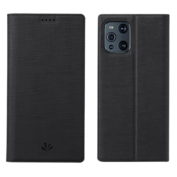 Flip Cover Oppo Find X3 / X3 Pro texturerat VILI DMX