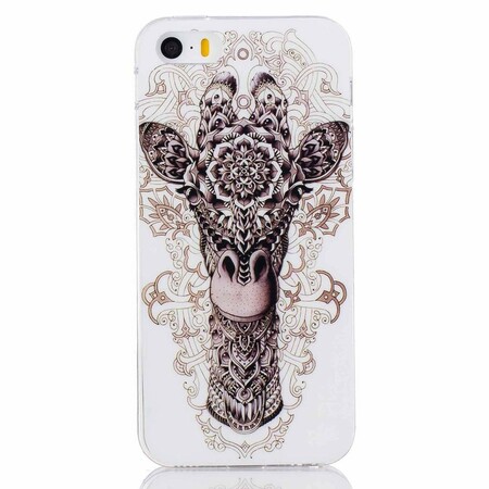 iPhone SE/5/5S fodral för tribal giraff