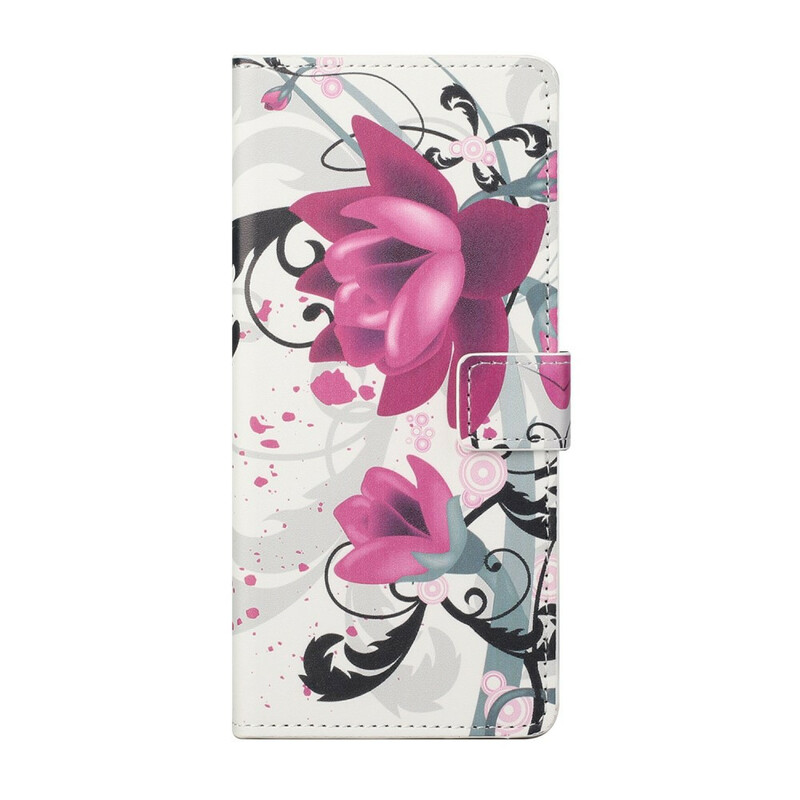 Housse Samsung Galaxy S21 FE Tropical Flowers