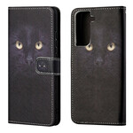 Samsung Galaxy S21 FE Black Cat Eyes Rem Case