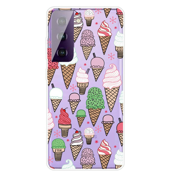 Samsung Galaxy S21 FE Ice Cream-skydd